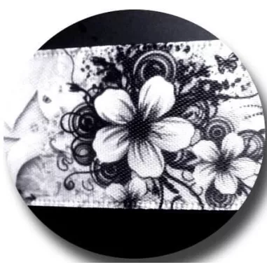 Lacets de chaussures larges satin motifs noirs.Achat|Vente…