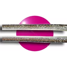 Lacets velours pailleté champagne pour vos chaussures 2