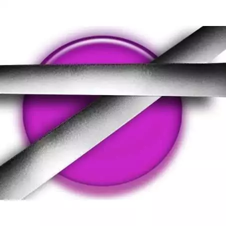 Lacets larges satin dégradé noir & gris pour vos chaussures