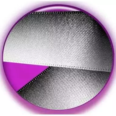 Lacets larges satin dégradé noir & gris pour vos chaussures