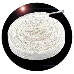 Lacets paillettes blancs pour vos chaussures