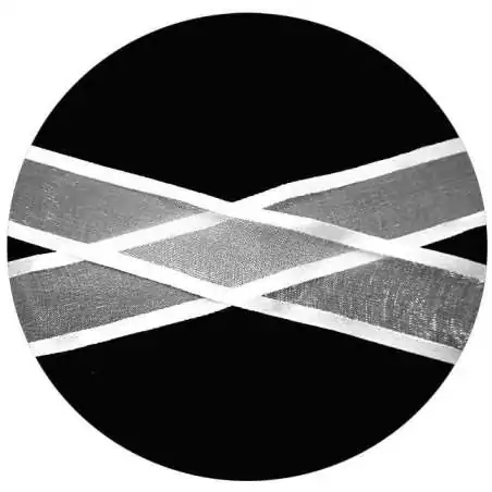 Lacets en organdi large blanc gansé en satin blanc