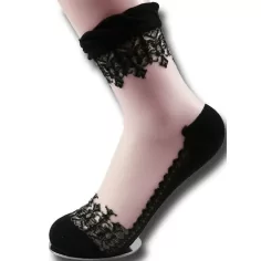 Chaussettes transparentes & noires pour vos jolis pieds 2
