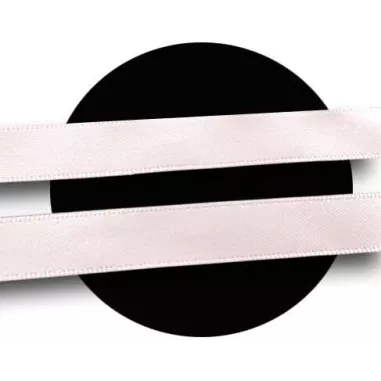 1 paire x lacets fins satin rose poudré