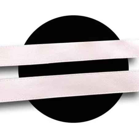 1 paire x lacets fins satin rose poudré