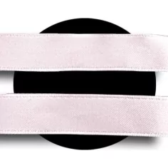 Lacets larges en satin rose poudré pour vos chaussures 2