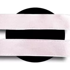 Lacets larges en satin rose poudré pour vos chaussures 2