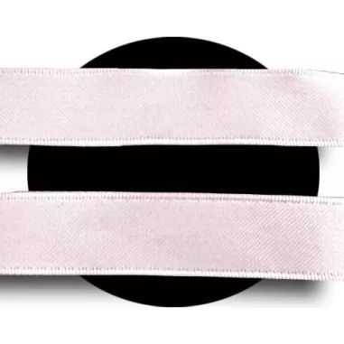 Lacets larges en satin rose poudré pour vos chaussures