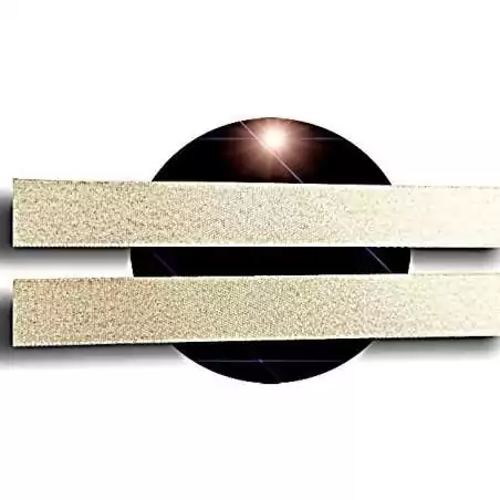 Lacets en satin champagne pailleté pour vos chaussures