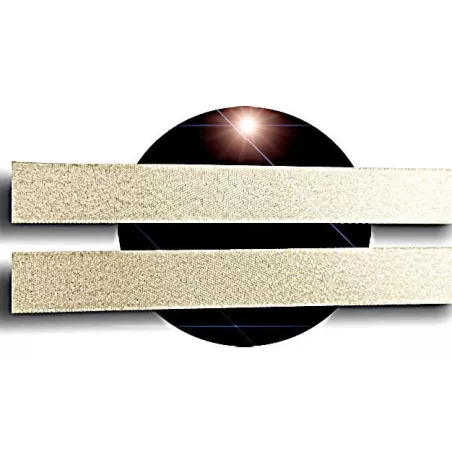 Lacets en satin champagne pailleté pour vos chaussures