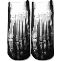 Socquettes décor squelette pour vos jolis pieds