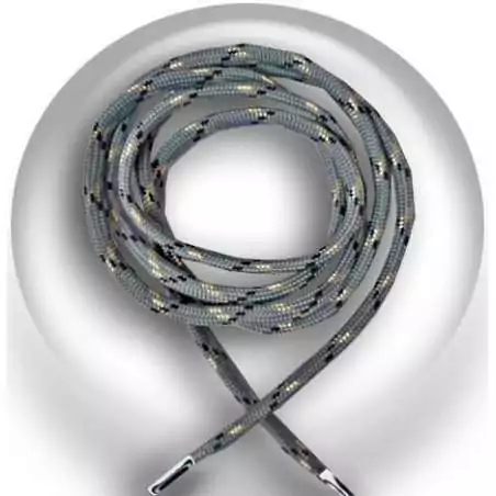 Lacets paracorde gris acier + noir pour vos chaussures Lacets paracorde gris acier + noir pour vos chaussures