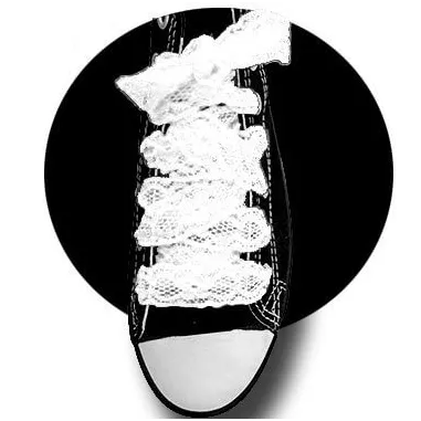 Lacets de chaussures blancs en dentelle -Achat|Vente en…