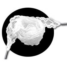 Lacets de chaussures blancs en dentelle -Achat|Vente en… 2