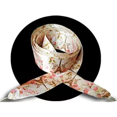 Lacets satin large&nbsp;blanc parisien vintage pour vos…