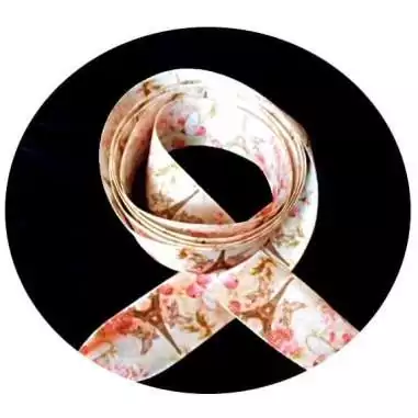 Lacets satin large blanc parisien vintage pour vos chaussures