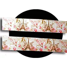 Lacets satin large&nbsp;blanc parisien vintage pour vos… 2