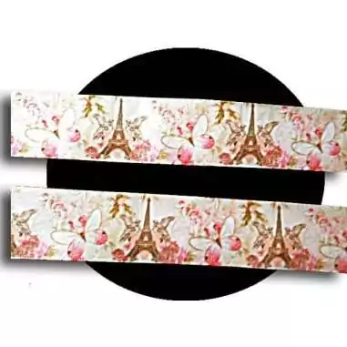 Lacets satin large blanc parisien vintage pour vos chaussures