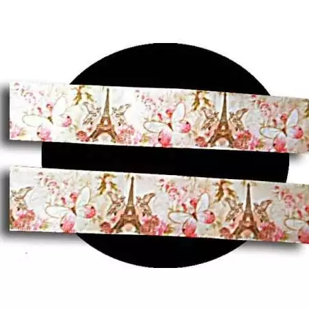 Lacets satin large blanc parisien vintage pour vos chaussures