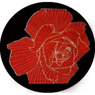 Lacets satin large&nbsp;noir fleurs gris &&nbsp;rouge pour vos…