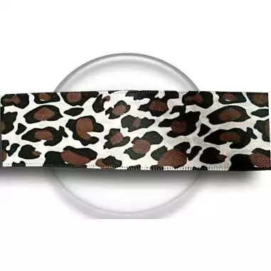 Lacets satin large panthère sable pour vos chaussures