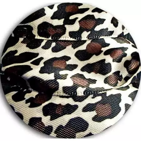 Lacets satin large panthère sable pour vos chaussures