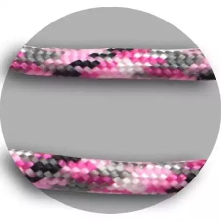 Lacets paracorde rose, gris, blanc & noir pour vos chaussures Lacets paracorde rose, gris, blanc & noir pour vos chaussures
