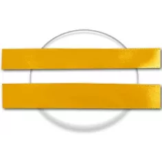 Lacets en satin&nbsp;jaune moutarde. pour vos chaussures 2