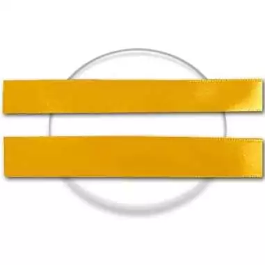 Lacets en satin jaune moutarde. pour vos chaussures