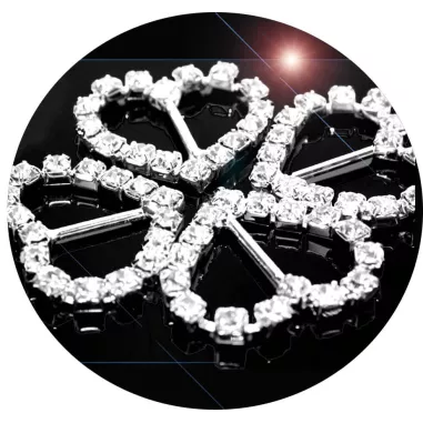 Décorations bijoux de lacets coeurs blancs en vente lacets…