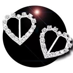 Décorations bijoux de lacets coeurs blancs en vente lacets…