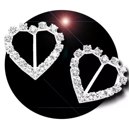 Décorations bijoux de lacets coeurs blancs en vente lacets…