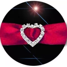 Décorations bijoux de lacets coeurs blancs en vente lacets… 2