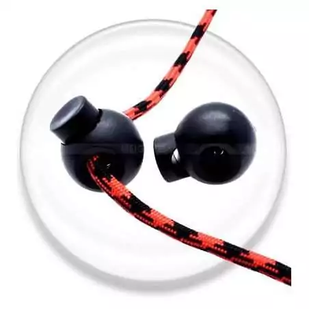 Stoppeurs boules transparents pour vos lacets, capuches, sacs...