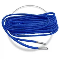 Lacets ronds en paracorde bleu électrique pour vos chaussures