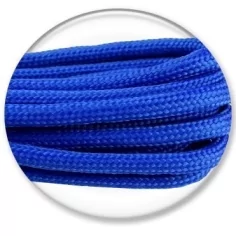 Lacets ronds en paracorde bleu électrique pour vos chaussures 2