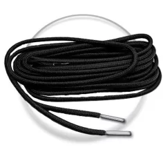 Lacets ronds paracorde noirs pour vos chaussures