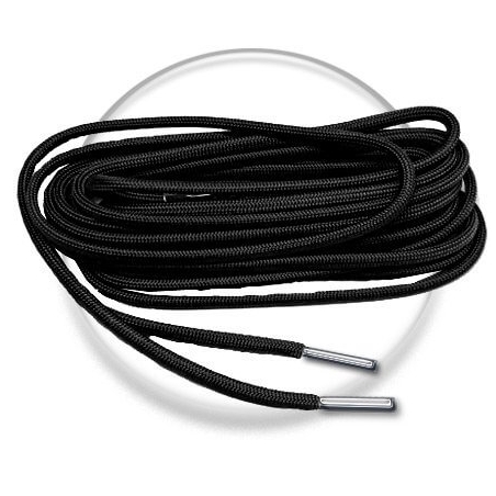 Lacets ronds paracorde noirs LacetsFun Lacets de Chaussures fabriques en France