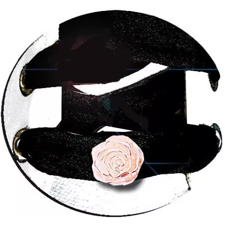 1 paire x ​décorations de lacets rose rose poudré
