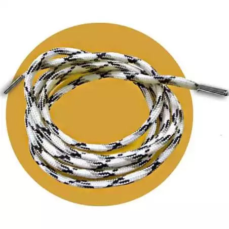 Lacets paracorde blancs, noirs & gris pour vos chaussures Lacets paracorde blancs, noirs & gris pour vos chaussures