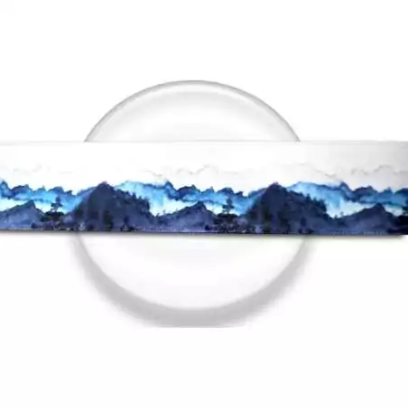 Lacets larges satin aquarelle Japon pour vos chaussures