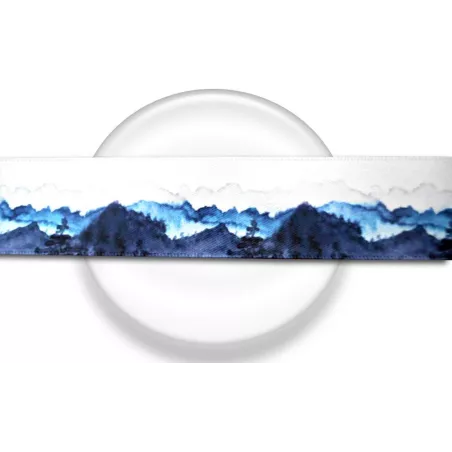 Lacets larges satin aquarelle Japon pour vos chaussures