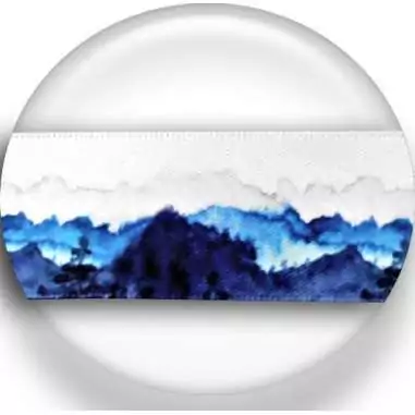 Lacets larges satin aquarelle Japon pour vos chaussures