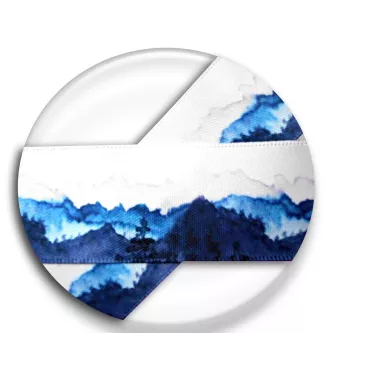 Lacets larges satin aquarelle Japon pour vos chaussures