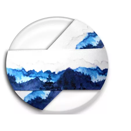 Lacets larges satin aquarelle Japon pour vos chaussures