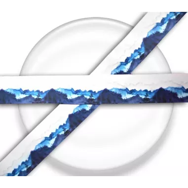 Lacets larges satin aquarelle Japon pour vos chaussures