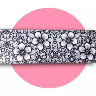 Lacets larges satin dentelle& fleurs pour vos chaussures