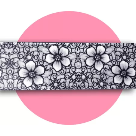 Lacets de chaussures larges satin dentelle…