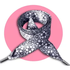 Lacets de chaussures larges satin dentelle…