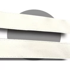 Lacets larges en satin blanc cassé pour vos chaussures 2